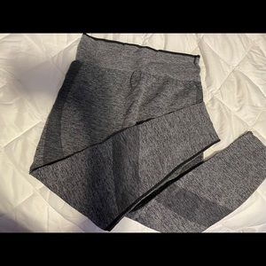 vs pink seamless workout tights